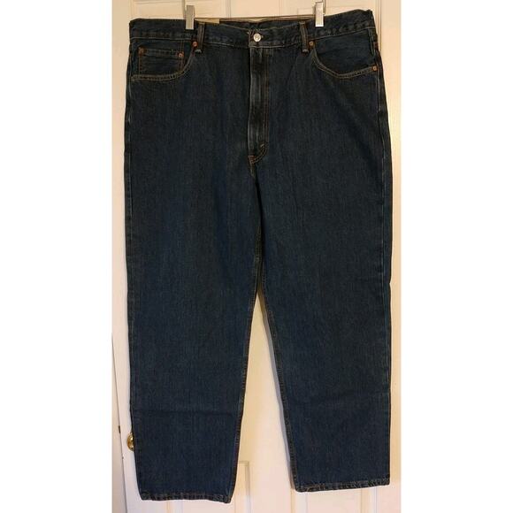 Men's 550 Relaxed 100% Cotton Sits At Your Waist Loose Through The Thigh 42x30 - Picture 3 of 4